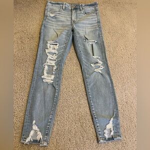American Eagle High Rise Jeggings Size 8 Short